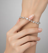Luxury Multi-Shape Moissanite Diamond Tennis Bracelet