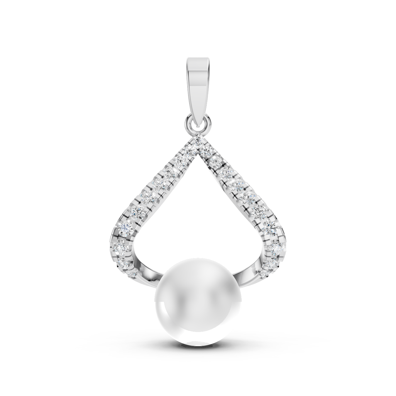 Teardrop Pearl Pendant