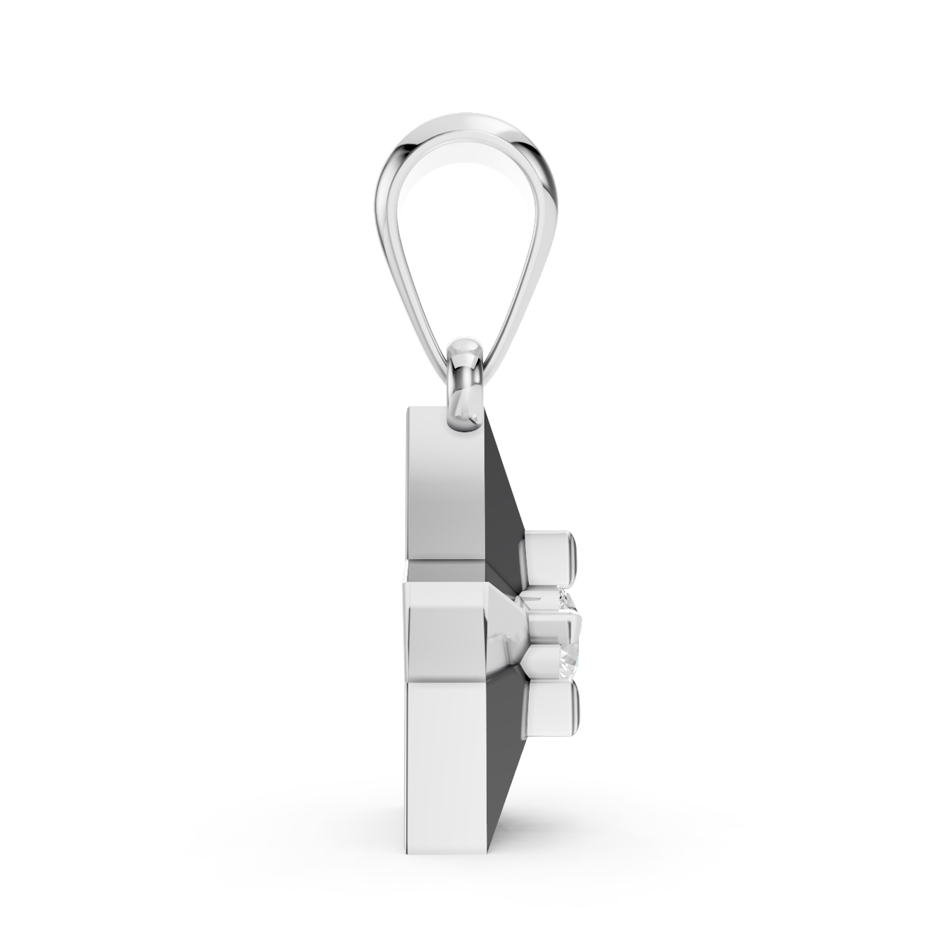 Sstringz Radiant Star Moissanite Diamond Pendant – 925 Sterling Silver | Sparkling Solitaire Charm Pendant