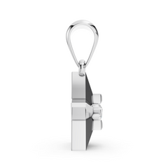 Sstringz Radiant Star Moissanite Diamond Pendant – 925 Sterling Silver | Sparkling Solitaire Charm Pendant