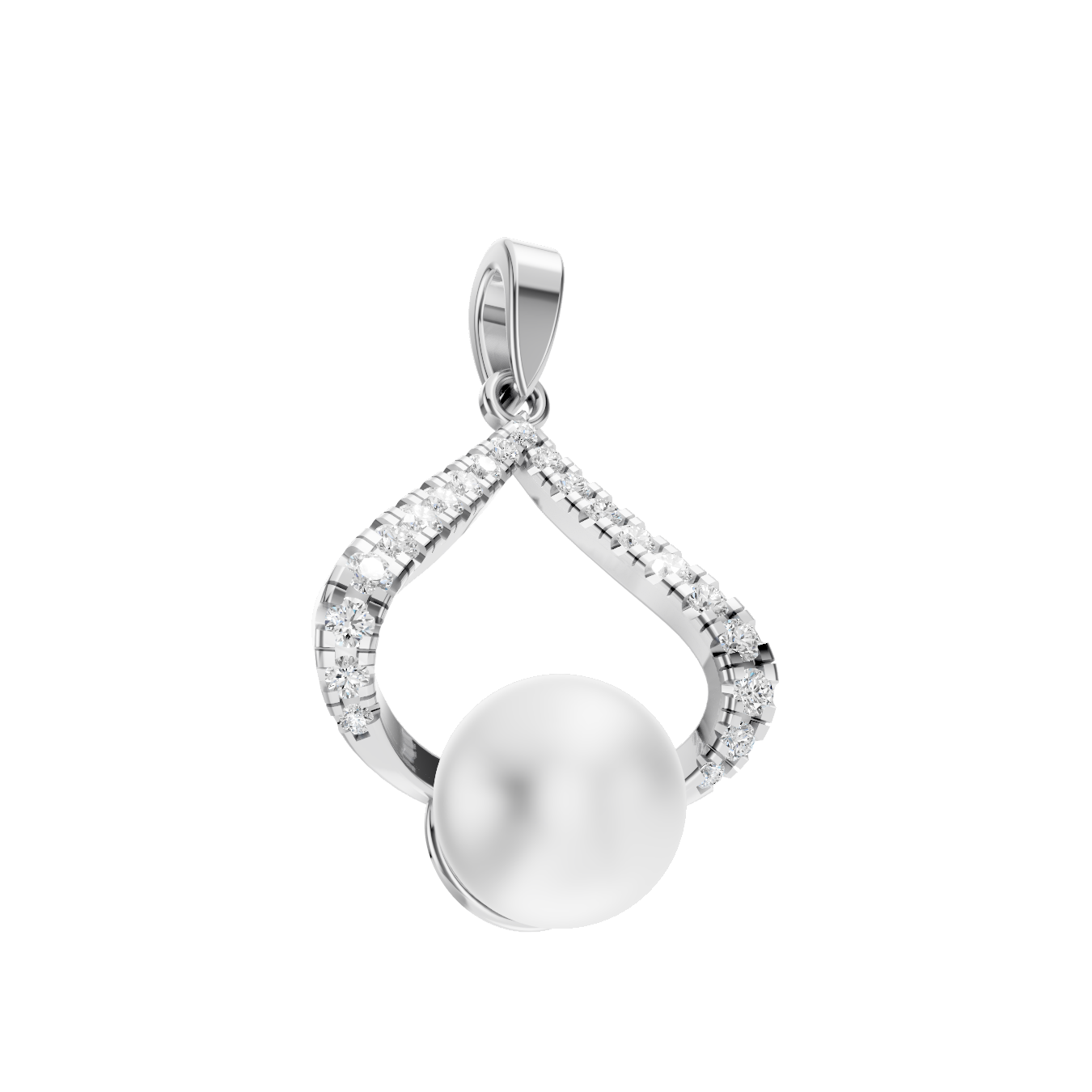 Teardrop Pearl Pendant