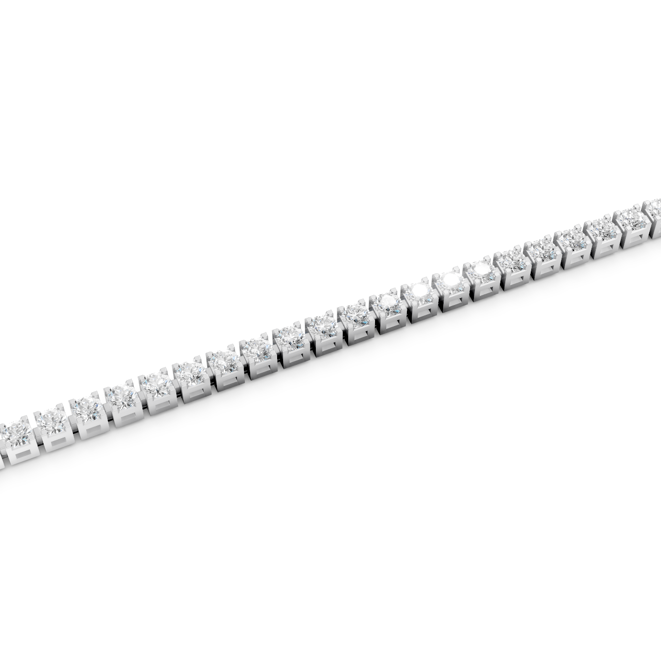 Classic Moissanite Diamond Tennis Bracelet
