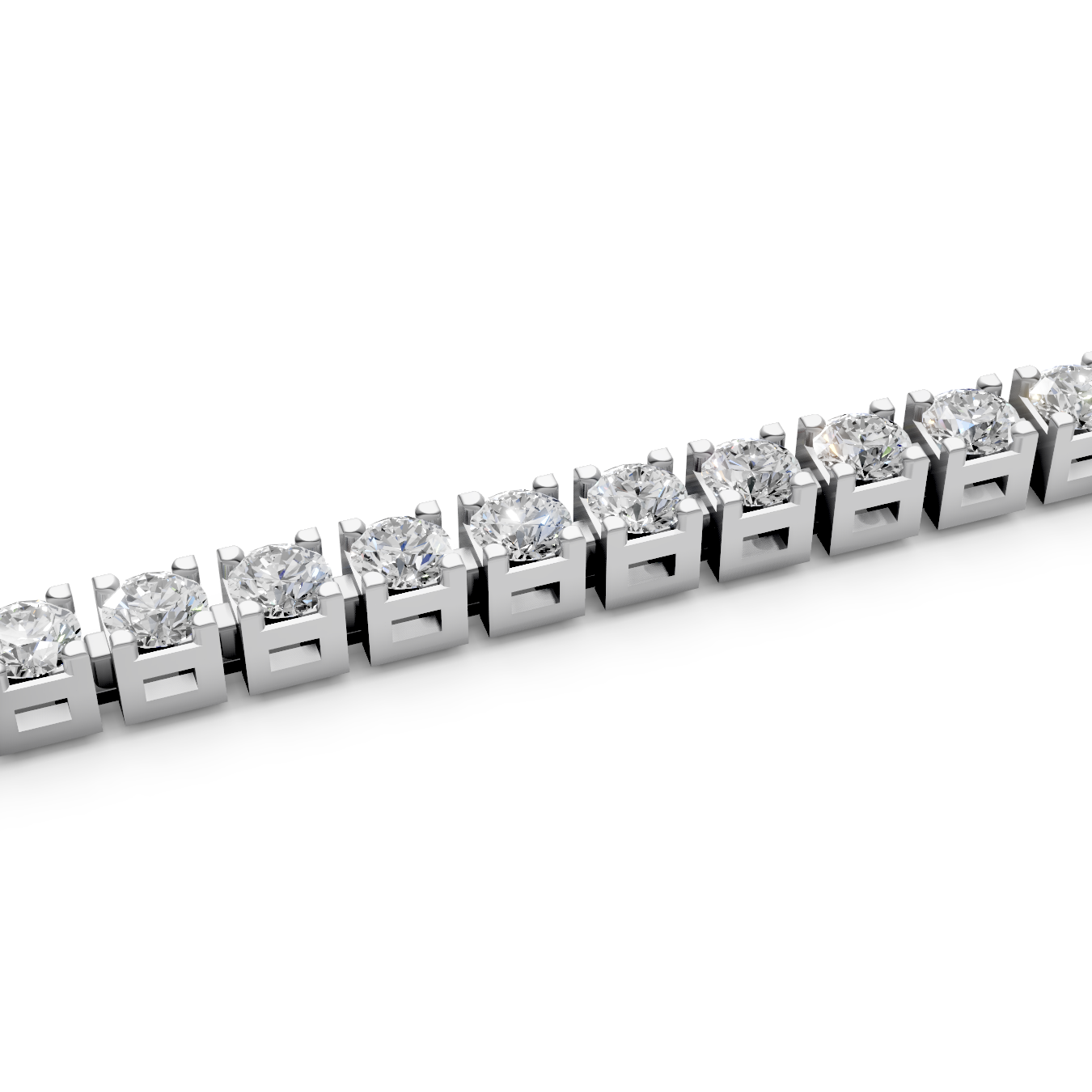 Classic Moissanite Diamond Tennis Bracelet