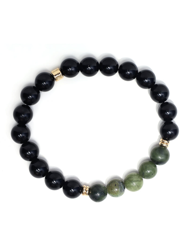 Buy Natural Black Onyx Stone Bracelet - 100% Original