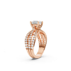 Luminous Rose Gold Ring