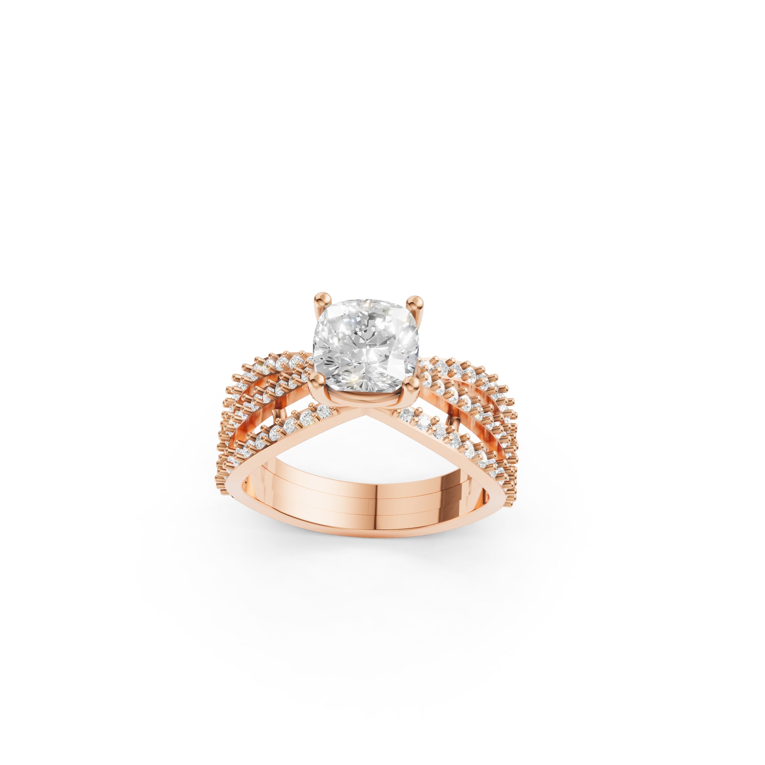Luminous Rose Gold Ring