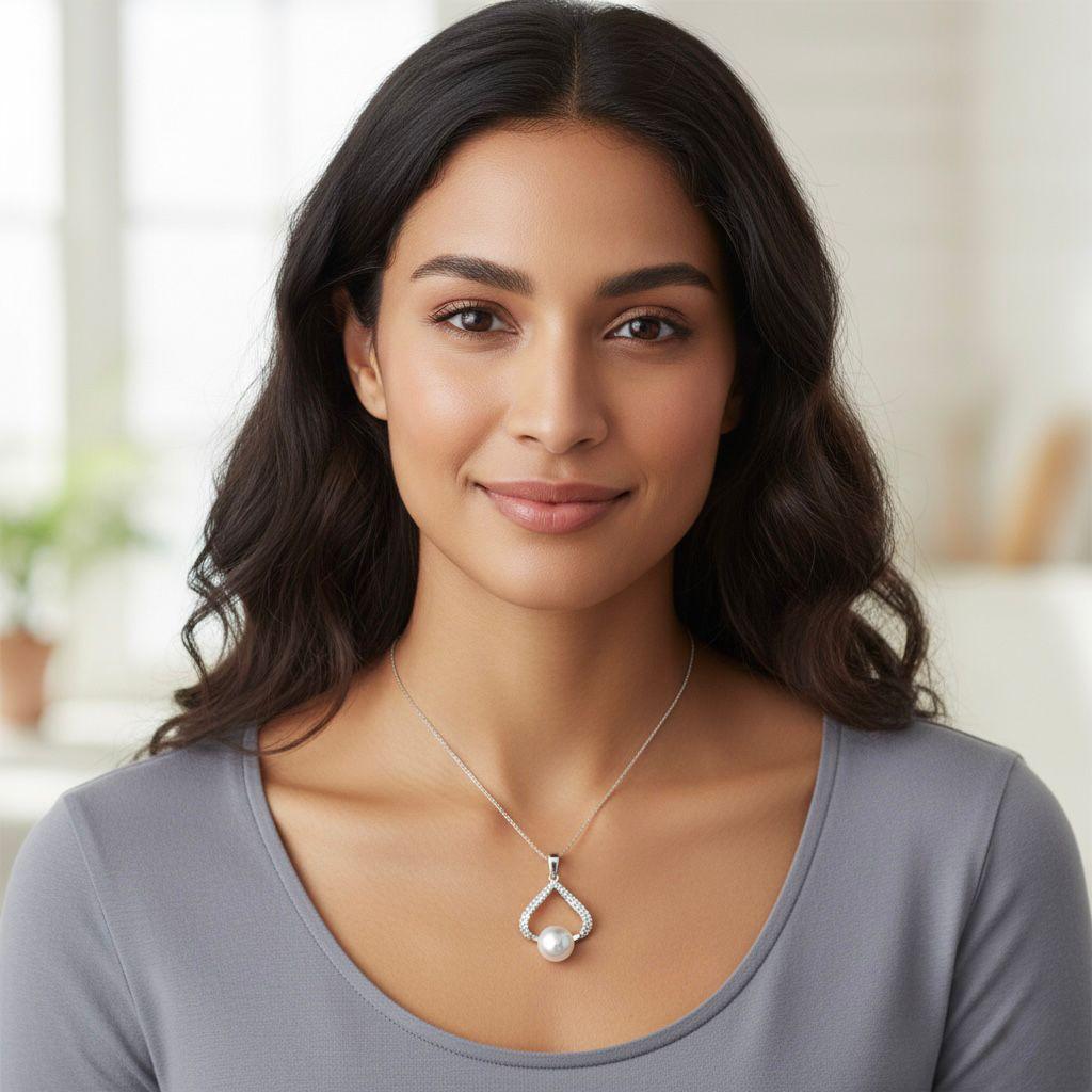 Teardrop Pearl Pendant