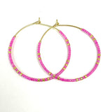Gilded Mirage Earrings - Pink
