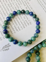 Azurite-Malachite Bead Bracelet | Intuition, Creativity, Dissolve anxiety