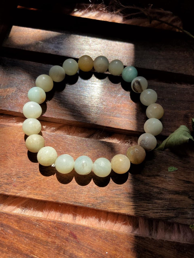 Amazonite Bead Bracelet | Stone of Gambling & Success